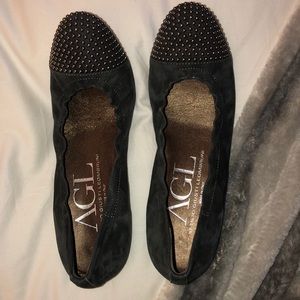 Attilio Giusti Leombruni Shoes - Never Worn AGL Studded Flats Attilio Giusti Leombruni Shoes - Never Worn AGL Studded Flats